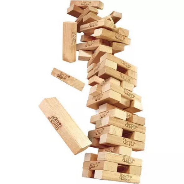 Orijinal Jenga 54 Parça Ahşap Denge Oyunu - 7
