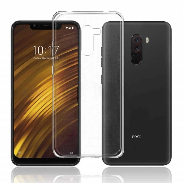 Xiaomi Pocophone F1 Kılıf Süper Silikon Kapak