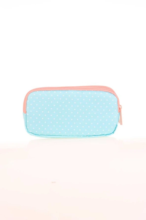 Kaukko Kalem Çantası Kıds 3 Bölmeli Cute Face Cat L8142 - Resim 3