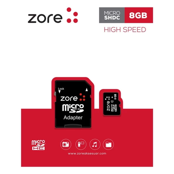 Micro SD Hafıza Kartı 8GB