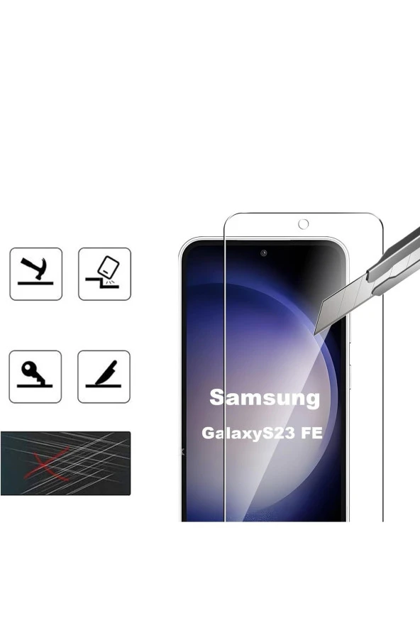 Samsung Galaxy S23 FE Nano Ekran Koruyucu Kırılmaz Cam - Resim 2