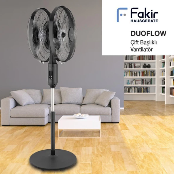 Fakir DuoFlow Çift Başlıklı Uzaktan Kumandalı Ayaklı Vantilatör - 7