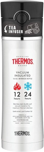 Thermos NS-403BK Demleme Aparatlı 470 ml Termos Mug