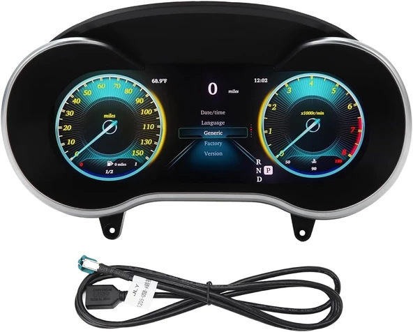 Autogp Mercedes w205 hayalet ekran dijital gösterge paneli 2013+ - 2