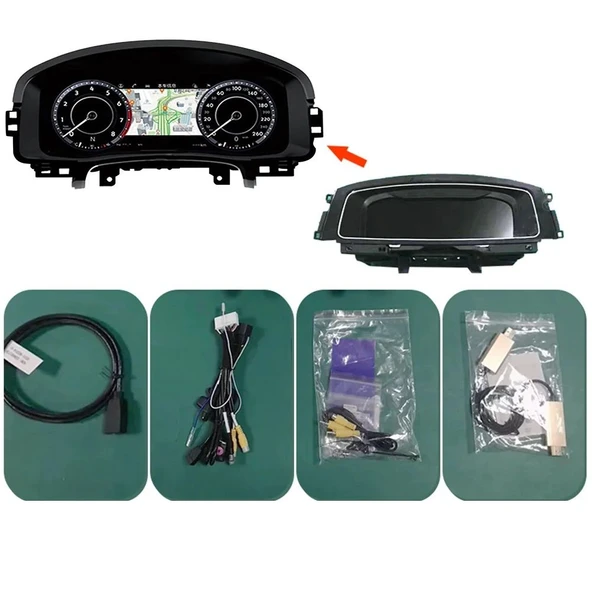 AUTOGP Vw golf 7 hayalet ekran dijital gösterge paneli - 2