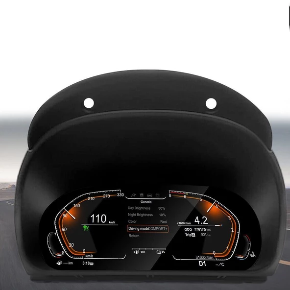 Autogp Bmw E90 e92 e93 hayalet ekran dijital gösterge paneli 2005 / 2012 - 3