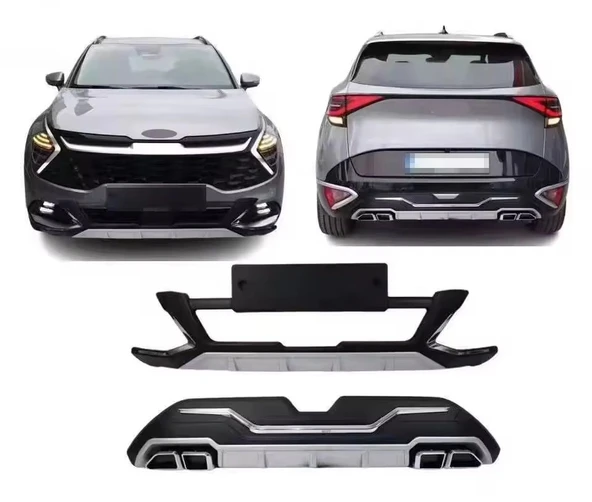 Autogp Kia sportage ön arka tampon koruma difüzör seti 2021+