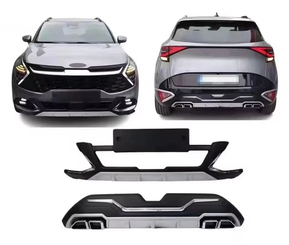 AUTOGP Kia sportage ön arka tampon koruma difüzör seti 2021+