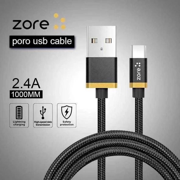 Poro Type-C Usb Kablo 1M