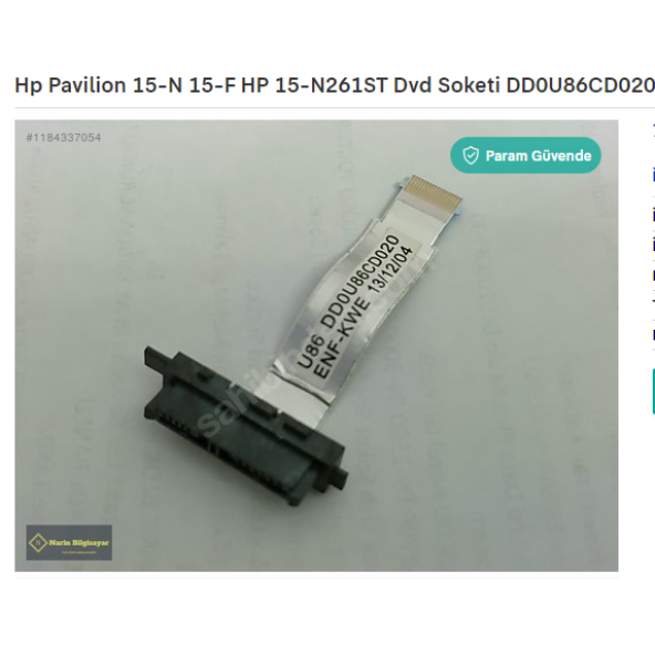 Hp 15-N 15-F HP 15-N261ST 15-N003ST Dvd Soketi