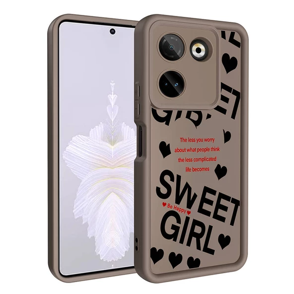 Tecno Camon 20 Pro 4G Kılıf Kamera Korumalı Baskılı Arka Yüzey Klas Kapak - 2