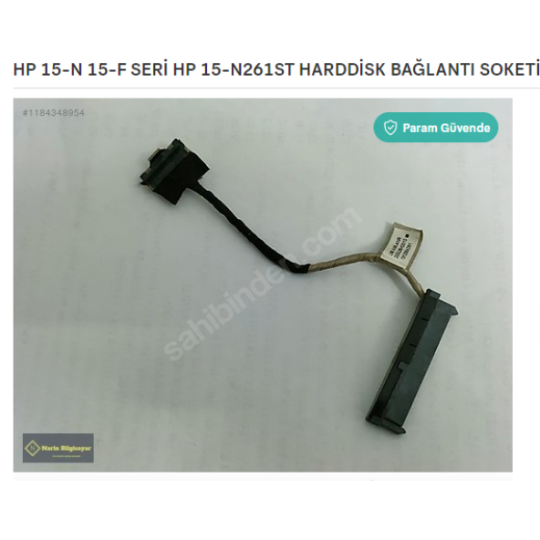 HP 15-N 15-F SERİ HP 15-N261ST HARDDİSK BAĞLANTI SOKETİ SORUNSUZ