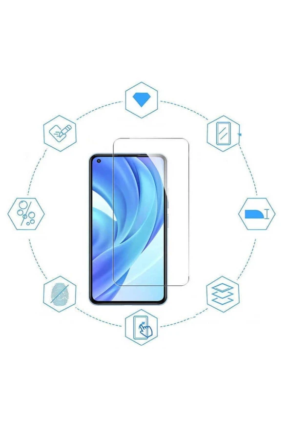 Oppo Reno 7  Uyumlu Premium Blue Nano Ekran Koruyucu - Resim 5