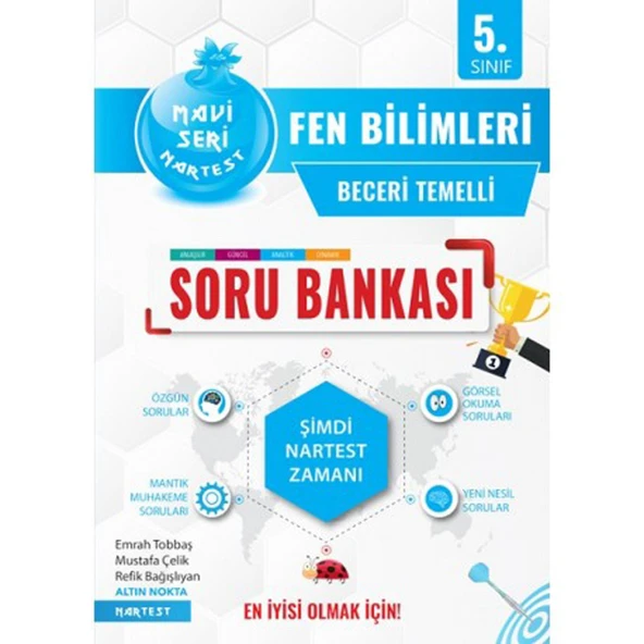 Nartest 5.Sınıf Mavi Fen Bilimleri Soru Bankası