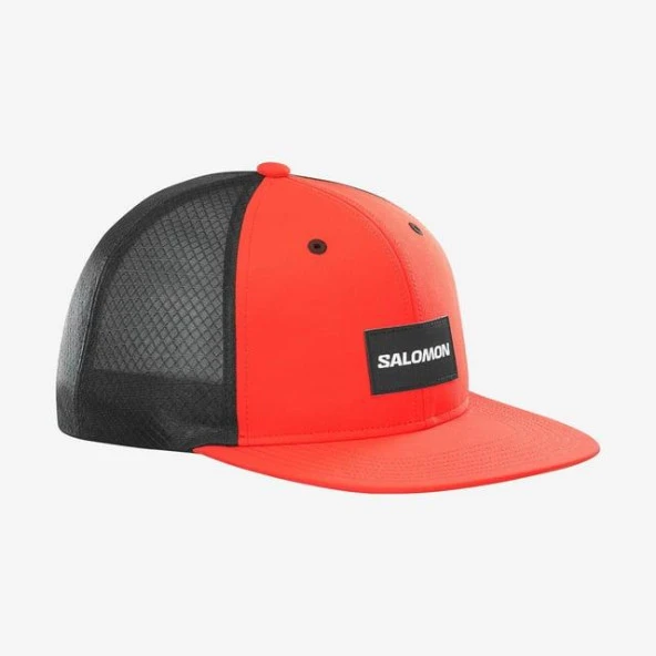 Salomon Trucker Flat Unisex Kırmızı Şapka