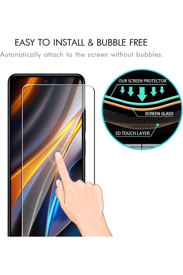 Poco X4 Gt Nano Ekran Koruyucu Kırılmaz Cam - Ince Ve Esnek - Resim 5