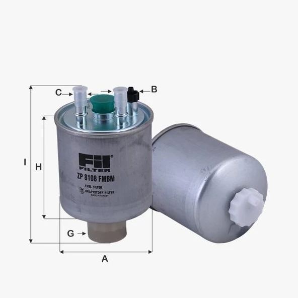 Fil Filtre MAZOT FILTRESI KANGOO III TWINGO 1,5DCI LAGUNA III 1,5DCI / 2,0DCI 08> ürün görseli 1