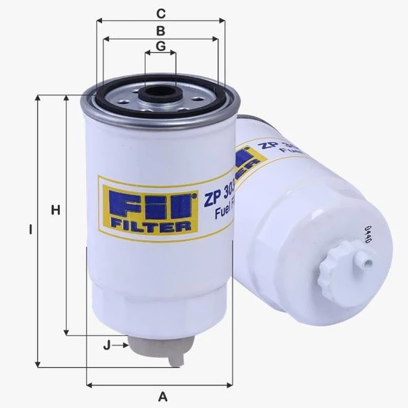 Fil Filtre YAKIT FILTRESI LAND ROVER DISCOVERY 2 L318 2.5 Td5 98>04 PASSAT A4 A6 SUPERB DUCATO FIORINO TRANSIT ASTRAF TRAFIC 1,9TDI AJM ATJ AVB AVF ürün görseli 1