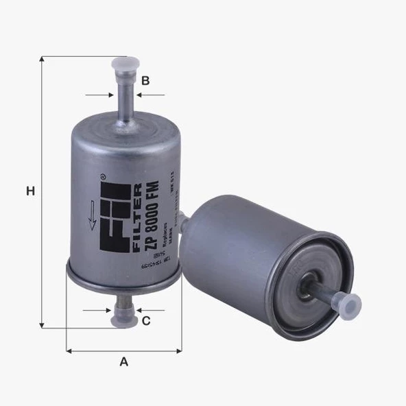 Fil Filtre YAKIT (BENZIN) FILTRESI POLO 1,6 90> ASTRA F 92>98 VECTRA A 89>95 ASTRA F CLASSIC 99>02 ürün görseli 1