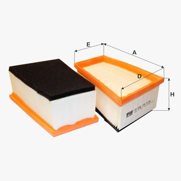 Fil Filtre HAVA FILTRESI DUSTER LOGAN SANDERO CLIO II KANGOO LAGUNA I II MEGANE I II SYMBOL 1,4 / 1,6 16V ürün görseli 1