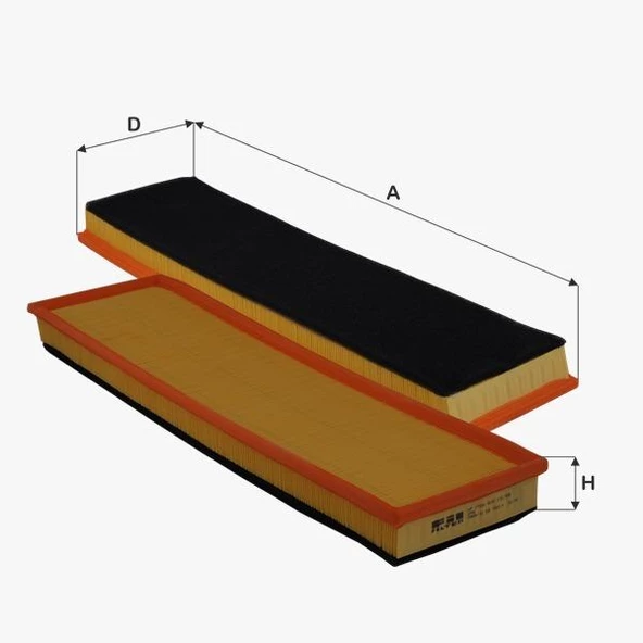 Fil Filtre HAVA FILTRESI BMW E36 E34 E38 ürün görseli 1