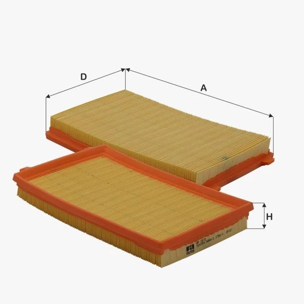 Fil Filtre HAVA FILTRESI TOYOTA COROLLA 1.4 1.6 BENZINLI 2000 2002 ürün görseli 1