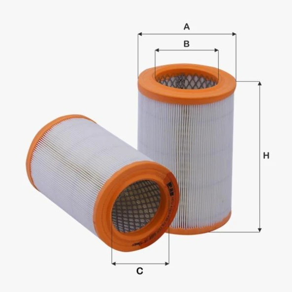 Fil Filtre HAVA FILTRESI SAFRANE 2,5 20V 165HP 07 / 96 12 / 00 ürün görseli 1