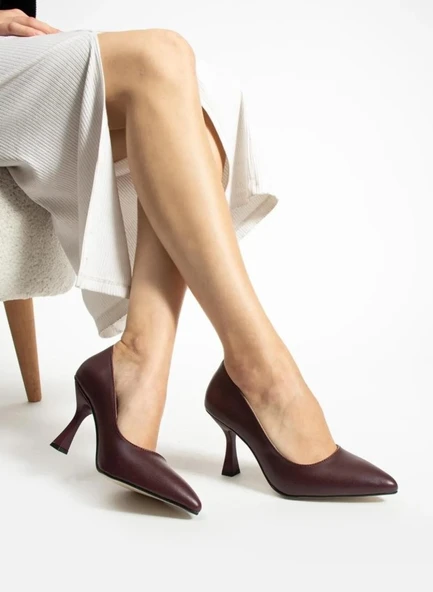 Feles Kadeh Topuklu Kadın Stiletto Ayakkabı - Resim 4