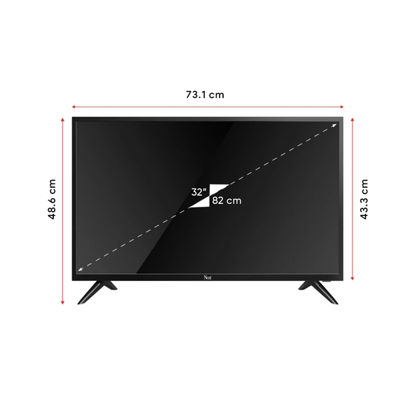 NEXT YE-32020D2 Televizyon Led Tv 32 İnç 82 Ekran Full Hd Uydulu - 2