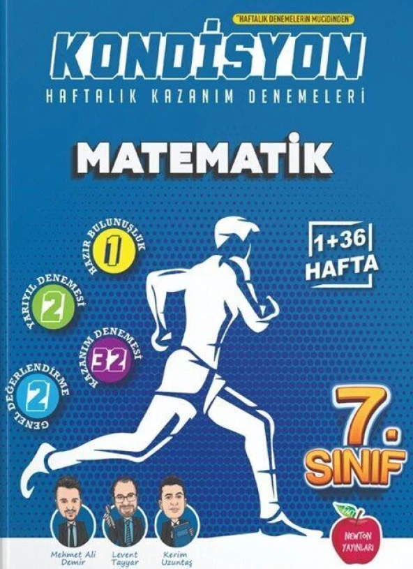 7. Sınıf Matematik Kondisyon Haftalık Kazanım Deneme Newton Yayınları