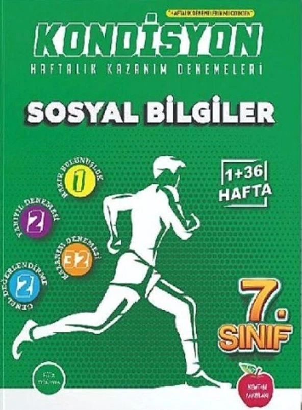 7. Sınıf Sosyal Bilgiler Kondisyon Haftalık Kazanım Deneme Newton Yayınları
