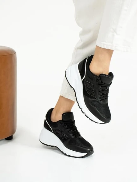 Filet 185 Gizli Topuklu Taban Sneaker Kadın Spor Ayakkabı - 6