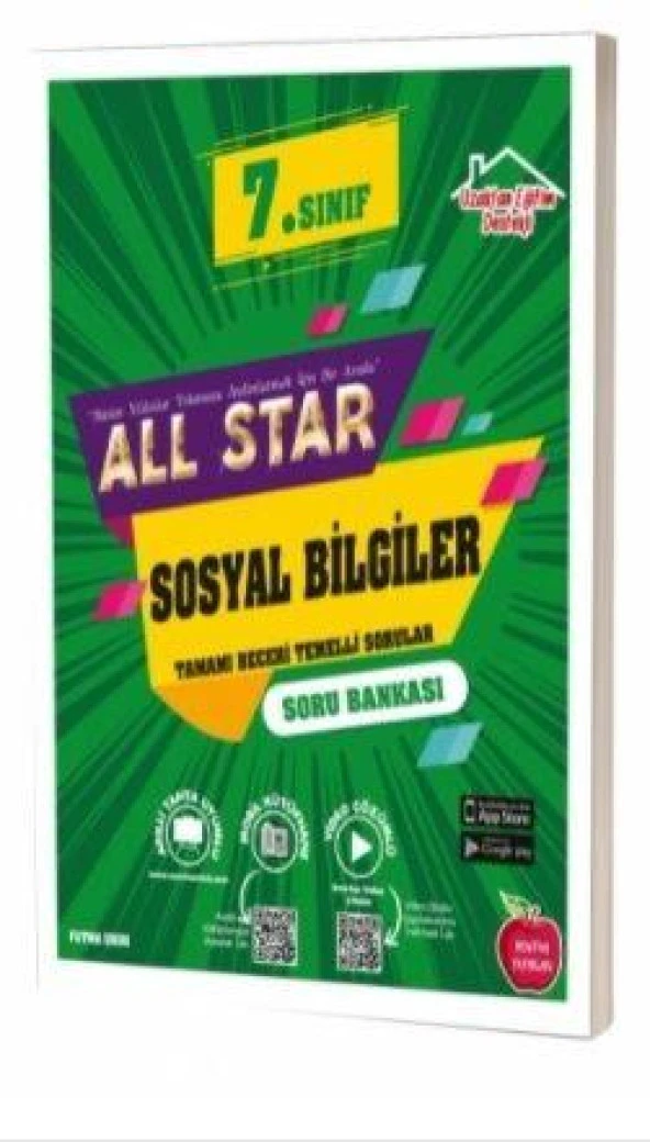 7. Sınıf Sosyal Bilgiler All Star Soru Bankası Newton Yayınları