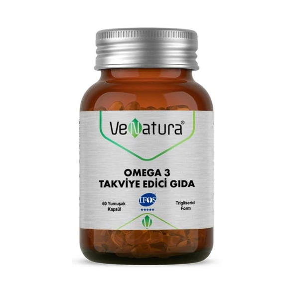 VeNatura Omega 3 Takviye Edici Gıda 60 Kapsül