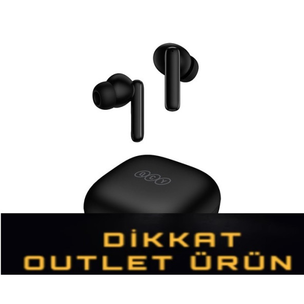 Qcy T13 ANC 4 Mikrofon Bluetooth 5.3 Kablosuz Kulaklık Siyah Aktif Gürültü Engelleme