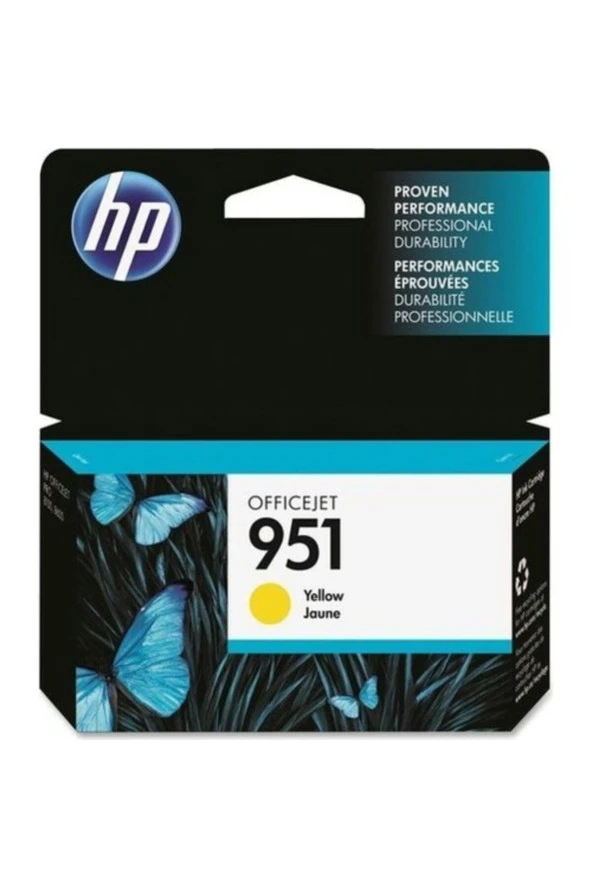 HP 951 Officejet Pro 8640 Sarı Kartuş CN052AE