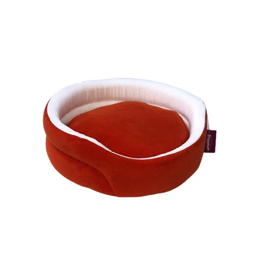 Bedspet Ağızlıklı Sepet Kedi ve Küçük Irk Köpek Yatağı Turuncu ürün görseli 1