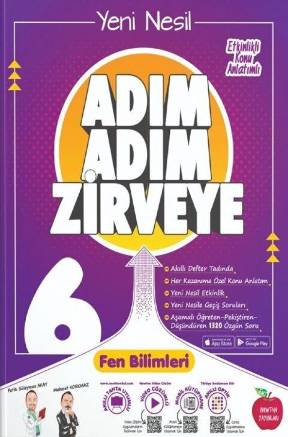 6. Sınıf Fen Bilimleri Adım Adım Zirveye Soru Bankası Newton Yayınları