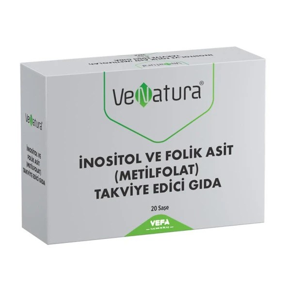 VeNatura İnositol ve Folik Asit (Metilfolat) 20 Saşe - 1
