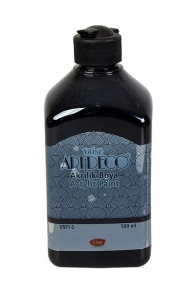 Artdeco Akrilik Boya 500 ML Siyah