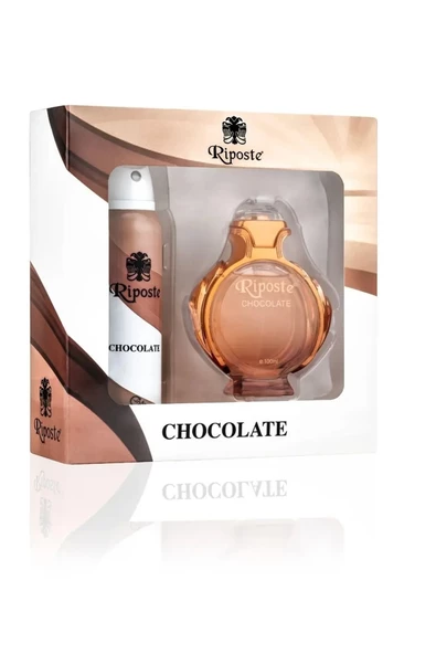 Riposte Kadın Parfüm & Deodorant Seti Chocolate For Women 100 Ml