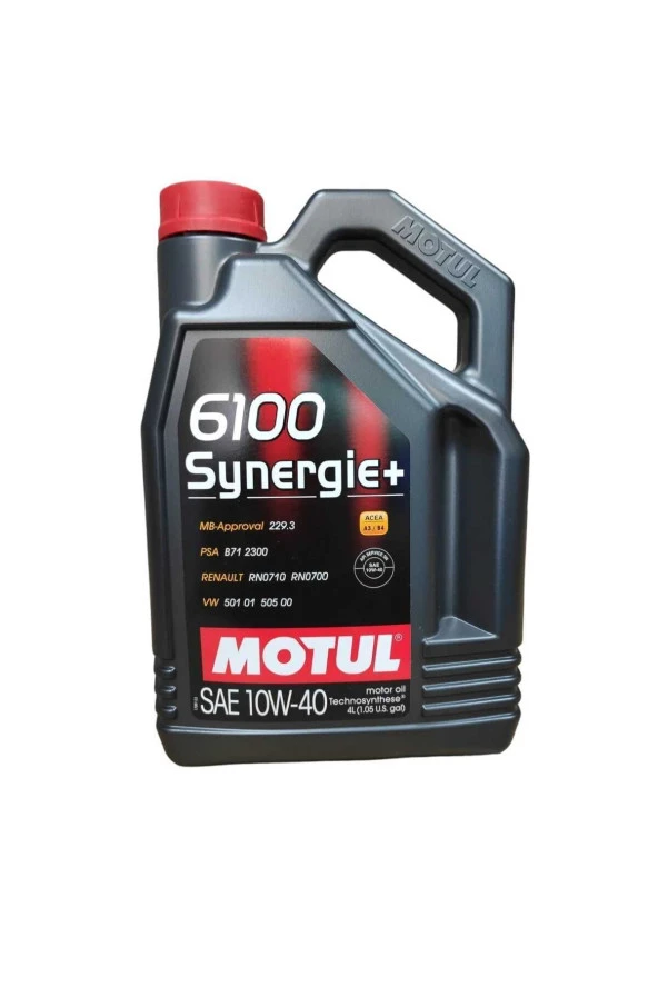Motul 6100 SYNERGİE+ 10W40 MOTOR YAĞI 4 LİTRE (ÜRETİM TARİHİ:2023)