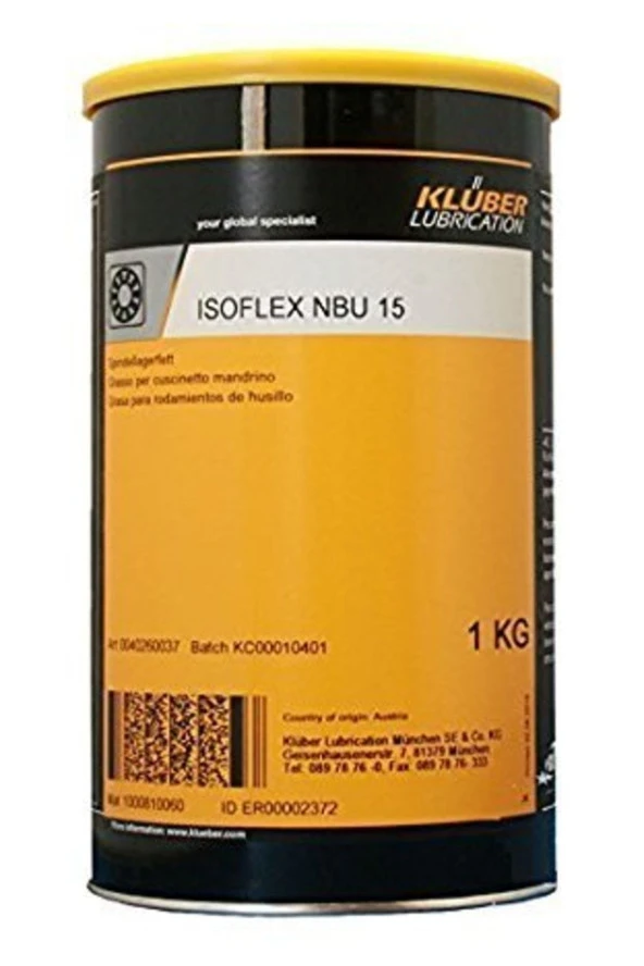 Klüber Isoflex Nbu 15 - 1 Kg