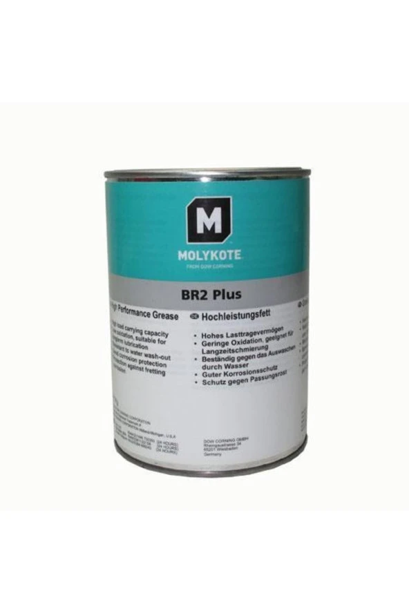 MOLYKOTE Br2 Plus - 1 Kg Molibdenli Ep Siyah Gres