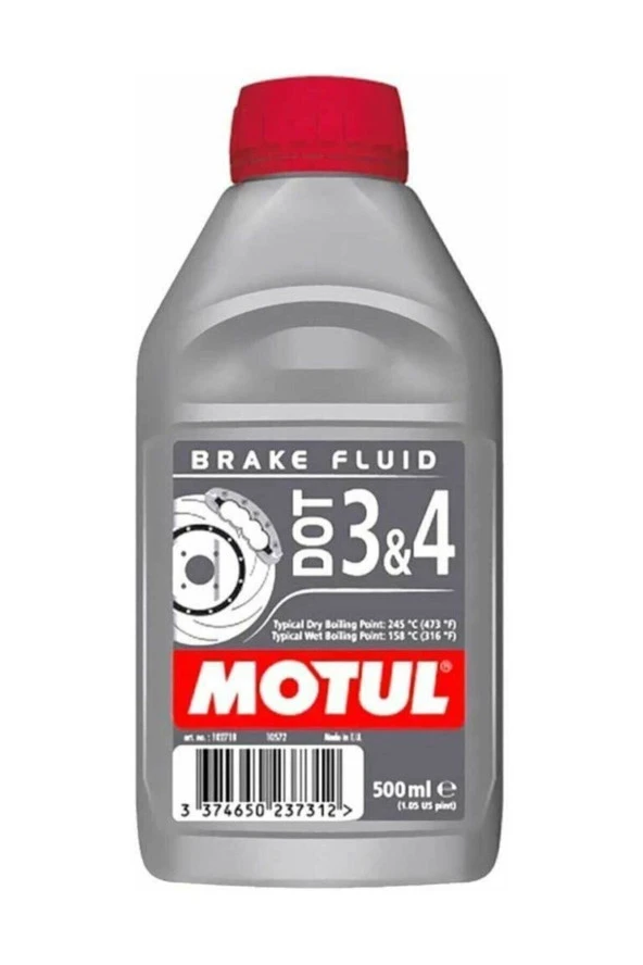 Motul Brake Fluid Dot 3&4 500ml Fren Hidrolik Yagi