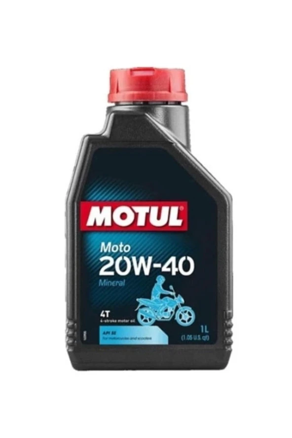 Motul Moto 20w/40 1 lt 4 Zamanlı Mineral Motosiklet Yağı