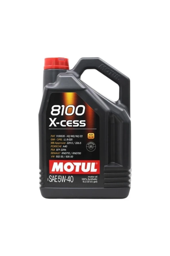 Motul 8100 X-cess 5w40 Motor Yağı 5 Lt