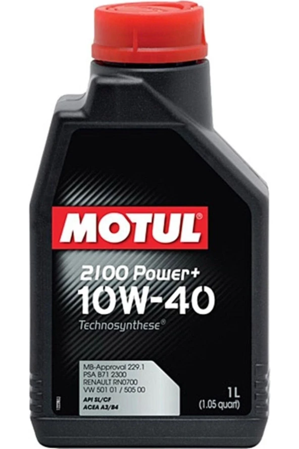 Motul 2100 Power+ 10w-40 1 Lt Motor Yağı