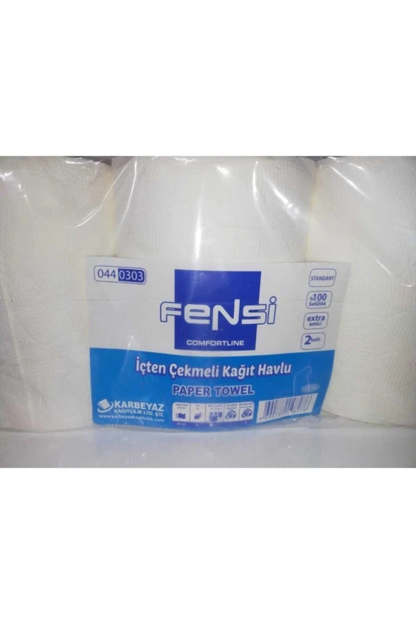 Içten Çekmeli Kağıt Havlu 6 Rulo - Resim 4