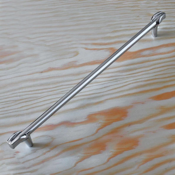 Prade 320 mm Krom Kulp Metal Mobilya Çekmece Mutfak Dolap Kapak Kulpları Kulbu Dolabı Kulpu - Resim 8